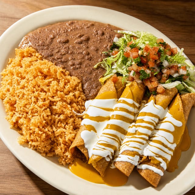 Flautas Plate.